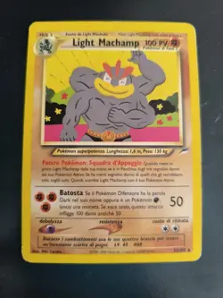 CARTA CARD POKEMON LIGHT MACHAMP ITA SET NEO DESTINY 25/105 - Image 1