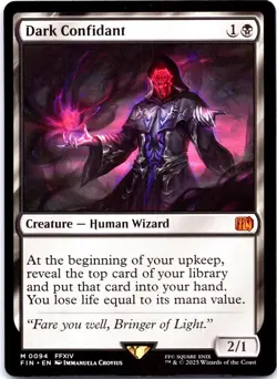 Dark Confidant Final Fantasy Secret Lair Regular Non-Foil MTG Magic Rare Card - Image 1