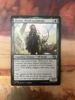Dionus, Elvish Archdruid M/NM Magic: The Gathering MTG Foundations J25 - Image 1