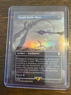 Nazgul Battle-Mace (Borderless) Commander:Tales of Middle-Earth Foil - Image 1