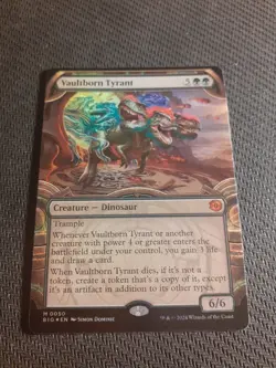 1x MTG Vaultborn Tyrant Showcase Foil 0050 Outlaws of Thunder Junction Magic - Image 1