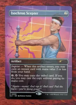 Isochron Scepter 0009 Near Mint NM SLC Secret Lair Encyclopedia Magic MTG 2 - Image 1