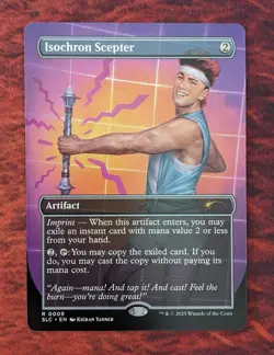 Isochron Scepter 0009 Near Mint NM SLC Secret Lair Encyclopedia Magic MTG 1 - Image 1