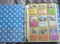 Lot of 414 Vintage Pokemon Trading Cards & Album With 23 Full Sheets 18 Holo - Image 1