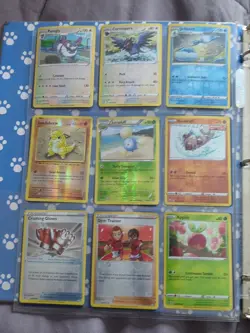 Lot of 414 Vintage Pokemon Trading Cards & Album With 23 Full Sheets 18 Holo - Image 4