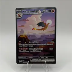 Pokemon Charizard ex Special Illustration Rare Holo 199/165 Scarlet & Violet 151 - Image 1