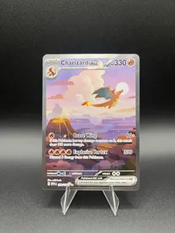 Pokemon Charizard ex Special Illustration Rare Holo 199/165 Scarlet & Violet 151 - Image 3
