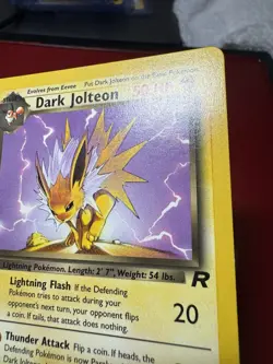 Dark Jolteon 38/82 1st Edition Uncommon Team Rocket Pokemon Card LP - Image 4