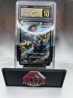 🔥RAPID STRIKE URSHIFU V Pristine 10 2022 POKEMON SWSH BRILLIANT STARS #TG20🔥 - Image 3