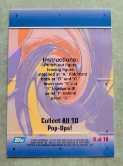 2004 POKEMON Charizard #8 POP-UPS Advanced Challenge LP Topps * RARE - Image 2