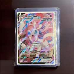Pokemon Sylveon VMAX Evolving Skies 075/203 Holo Ultra Rare 310HP Card - Image 1