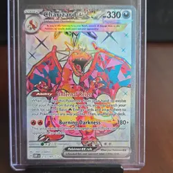 Charizard ex 215/197 SV03 Obsidian Flames Ultra Rare Holo 330 HP Pokemon Card - Image 1