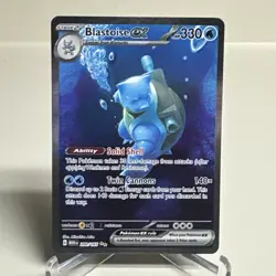 Pokemon Blastoise EX 200/165 Special Illustration Rare SV Scarlet & Violet 151 - Image 1