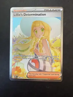 Pokemon Mega Evolution Lillie’s Determination 184/132 Special Illustration Rare - Image 1