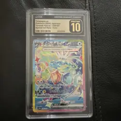 Pokemon Terapagos EX Terastal Fest CGC Pristine 10 Special Art Rare Holo 226/187 - Image 1