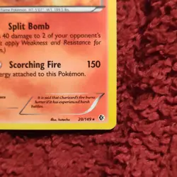 Pokemon TCG Charizard 20/149 Boundaries Crossed Holo Rare Stage 2 HP160 2012 - Image 3
