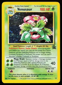 Venusaur 13 Holo WOTC Black Star Promo Pokemon Card - Image 1