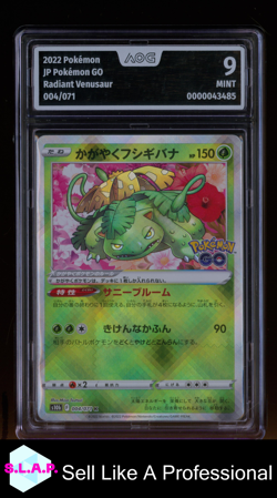 RADIANT VENUSAUR POKEMON 2022 004/071 POKEMON GO AOG 9 - Image 1