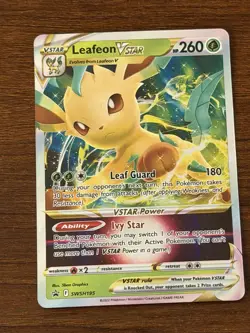 Leafeon VSTAR - SWSH: Sword & Shield Promo Cards SWSH195 Holo NM - Image 1