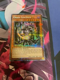 YUGIOH - CHAOS SORCERER - STARLIGHT RARE - MP25 - 1ST ED - NM - Image 1