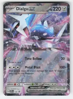Dialga ex 180 SVP SV: Scarlet & Violet Promo Cards Holo NM - Image 1