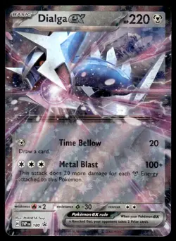 Pokemon TCG SV: Scarlet & Violet Promo Cards #180 Dialga EX NM - Image 1