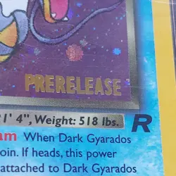 Pokemon cgc 10, Dark Gyarados holo, 1999 team rocket 8/82 ,pre release, promo - Image 3