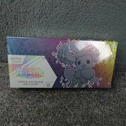 POKEMON Scarlet & Violet Prismatic Evolutions Super-Premium Collection Worn Box - Image 1