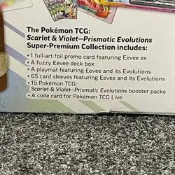 POKEMON Scarlet & Violet Prismatic Evolutions Super-Premium Collection Worn Box - Image 4