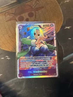 Ms. Wednesday EB01-034 Memorial Collection SR English One Piece CCG NM - Image 1