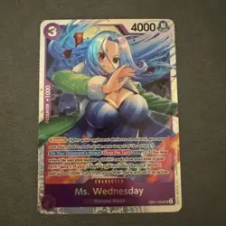 Ms. Wednesday EB01-034 SR Memorial Collection One Piece English NM - Image 1