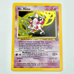 Mr. Mime 6/64 Near MINT+ Holo Rare Jungle Set 1999 Vintage Pokemon TCG - CLEAN! - Image 1