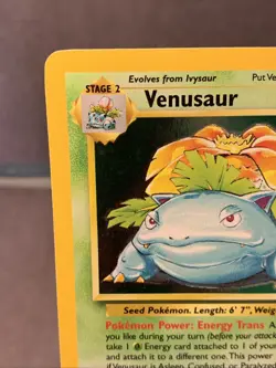 Pokemon TCG Venusaur #18/130 Base Set 2 Holo Rare 2000 VTG WOTC LP - Image 3