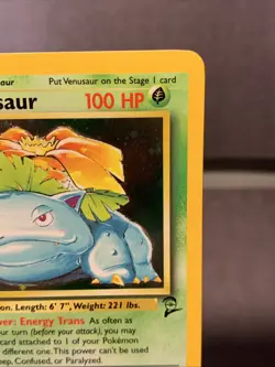 Pokemon TCG Venusaur #18/130 Base Set 2 Holo Rare 2000 VTG WOTC LP - Image 4