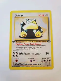 Snorlax - 27/64 - Pokemon Jungle 1st Edition Rare Card WOTC NM-LP - Image 1