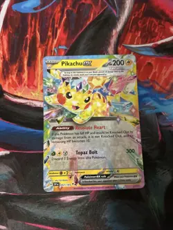 Pokemon TCG Pikachu EX Surging Sparks Ultra Rare Card 057/191 Scarlet & Violet - Image 1