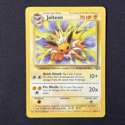 Jolteon 20/64 Jungle Unlimited Pokemon Card - Image 2