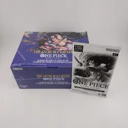 One Piece Card Game SEALED Booster Box The Azure Sea's Seven OP14-EB04 & Bonus - Image 1