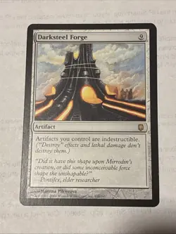 2004 Darksteel set Darksteel Forge Rare MTG Card Regular NM Artifact English X1 - Image 1