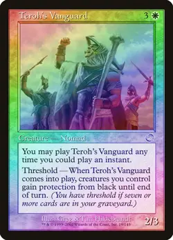Teroh's Vanguard FOIL Torment NM White Uncommon MAGIC GATHERING CARD ABUGames - Image 1