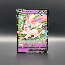 Sylveon V SWSH202 Ultra Rare Holo Black Star Promo Pokemon Card - Image 1