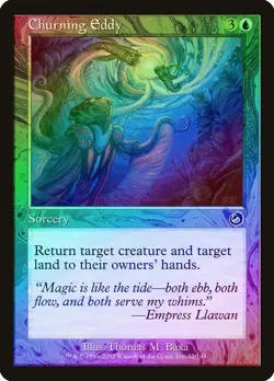 Churning Eddy FOIL Torment NM Blue Common MAGIC THE GATHERING CARD ABUGames - Image 1