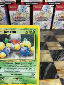 Pokemon TCG Jumpluff Neo Revelation Holo Card 9/64 Rare - Image 3