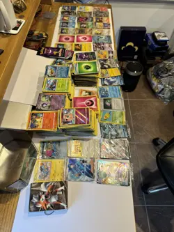 Massive Pokemon pocket monster Card Bundle around 1500 cards some rare tins - Image 1