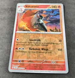Pokemon Surging Sparks Volcarona Reverse Holo Common Card 025/191 NM - Image 1