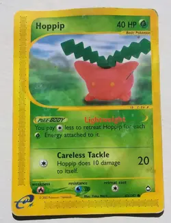 Hoppip #83/147 Pokemon 2002 Aquapolis Set Collectible CCG Card - Image 1