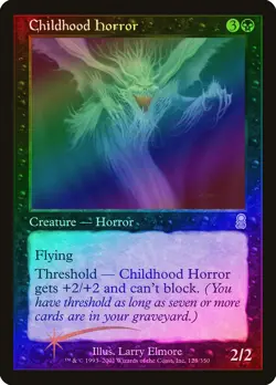 Childhood Horror FOIL Odyssey NM Black Uncommon MAGIC GATHERING CARD ABUGames - Image 1