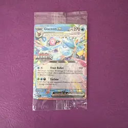 Pokemon TCG Glaceon EX 026/131 STAMPED PROMO Card Prismatic Evolutions - Image 1