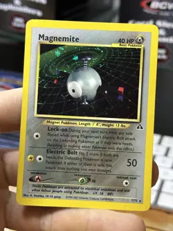 Magnemite 7/75 Neo Discovery 2001 Holo Rare WOTC Pokemon Card TCG - Image 3
