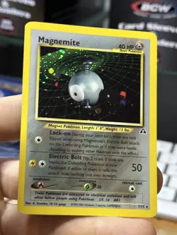Magnemite 7/75 Neo Discovery 2001 Holo Rare WOTC Pokemon Card TCG - Image 4